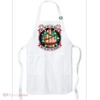 Funny Christmas Not The Gift You Wanted Middle Finger Apron thumb 0