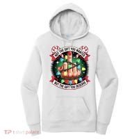 Funny Christmas Not The Gift You Wanted Middle Finger Women's Hoodie thumb 0