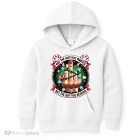 Funny Christmas Not The Gift You Wanted Middle Finger Kids Hoodie thumb 0
