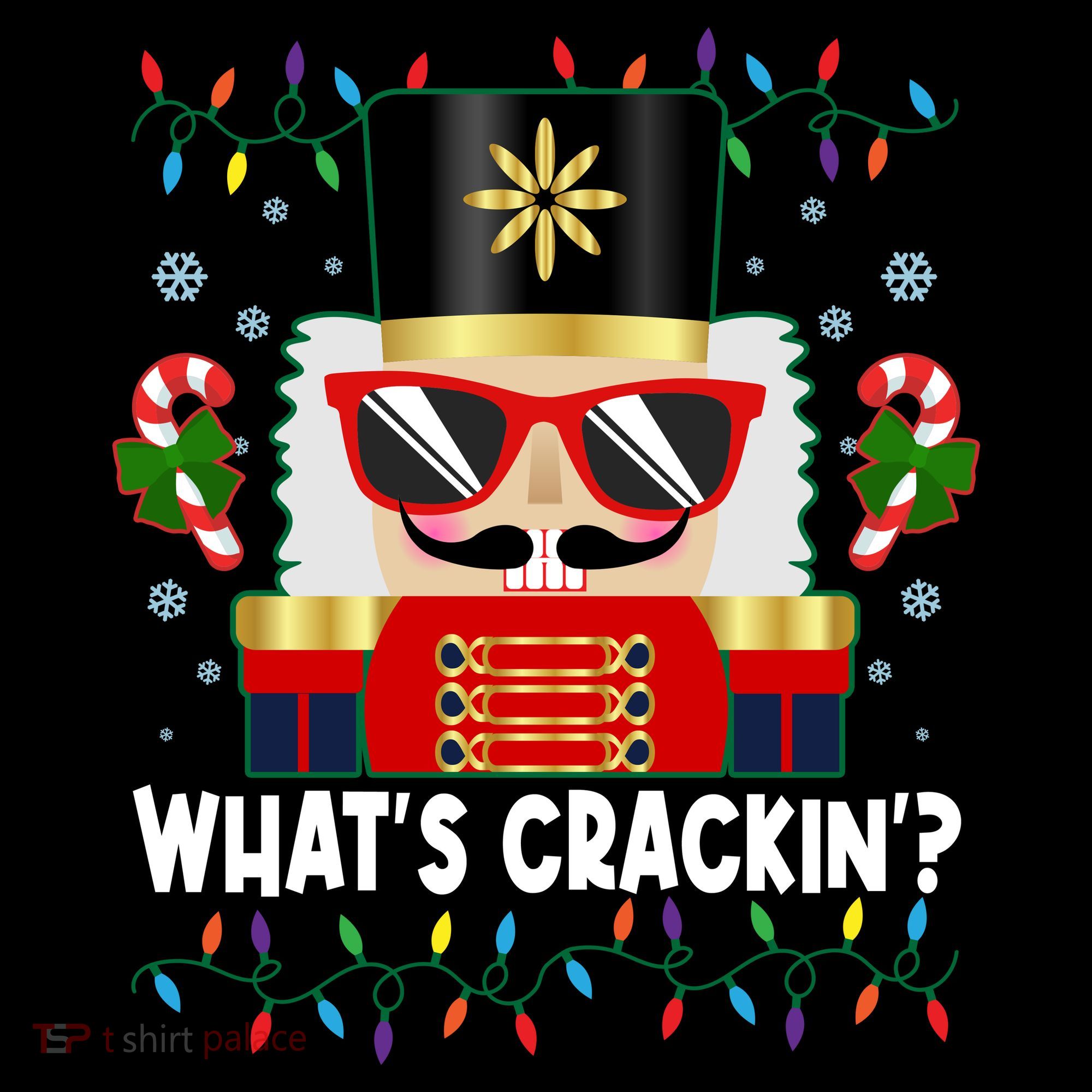 Funny Christmas Nutcracker Whats Crackin Apron