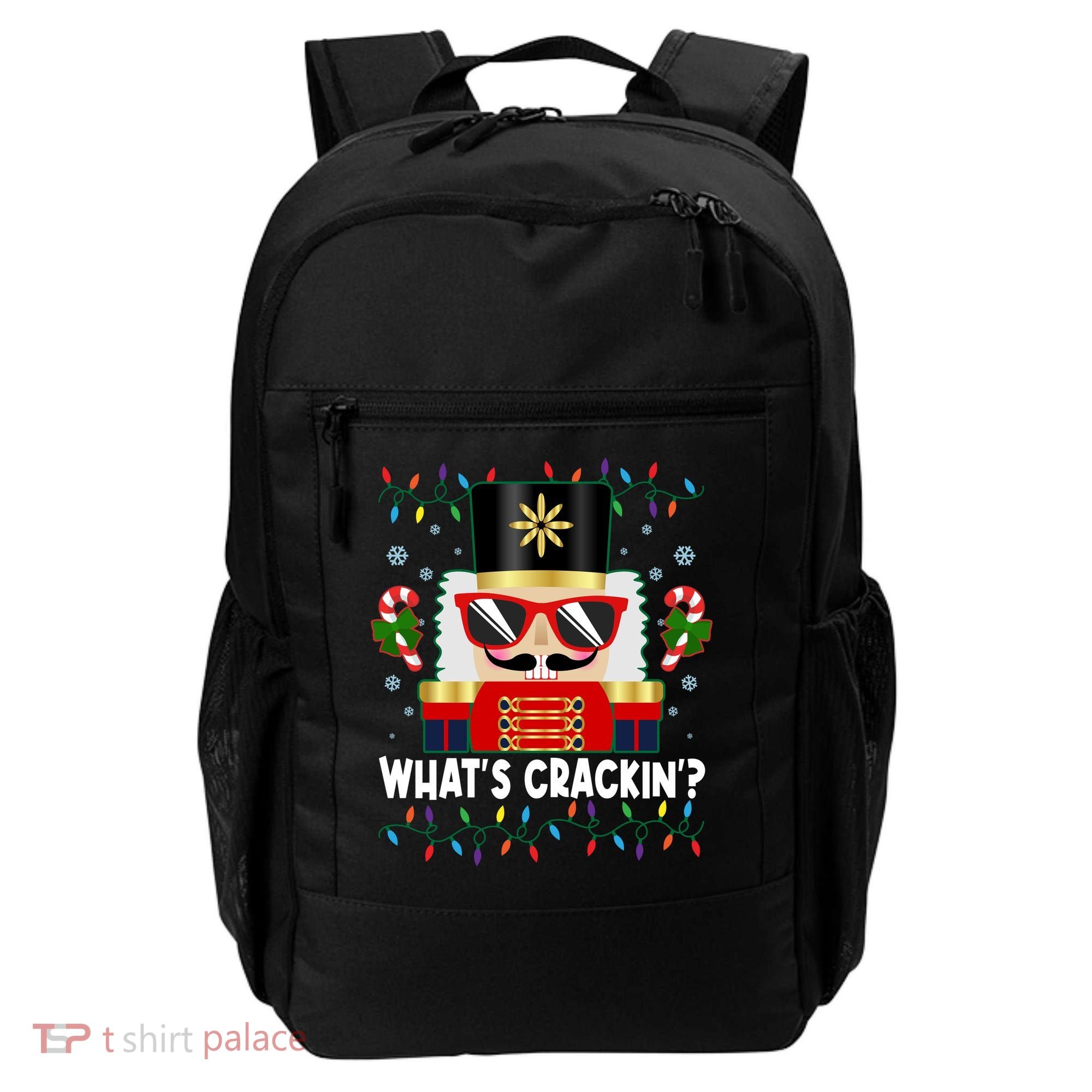Funny Christmas Nutcracker Whats Crackin Backpack