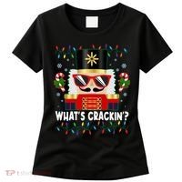 Funny Christmas Nutcracker Whats Crackin Women's T-Shirt thumb 0