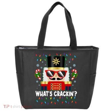 Funny Christmas Nutcracker Whats Crackin Tote Bag