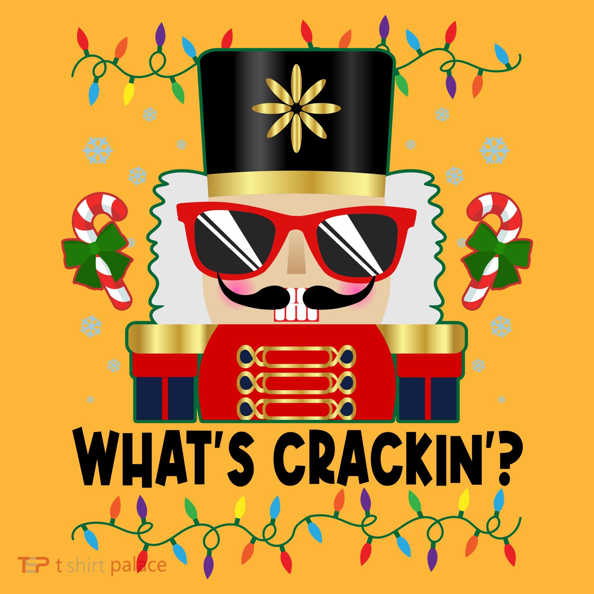 Funny Christmas Nutcracker Whats Crackin Long Sleeve Shirt