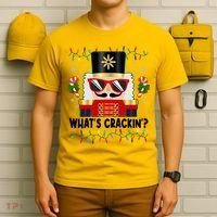 Funny Christmas Nutcracker Whats Crackin T-Shirt thumb 6