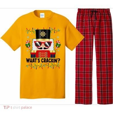 Funny Christmas Nutcracker Whats Crackin Pajama Set