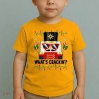 Funny Christmas Nutcracker Whats Crackin Toddler T-Shirt thumb 2
