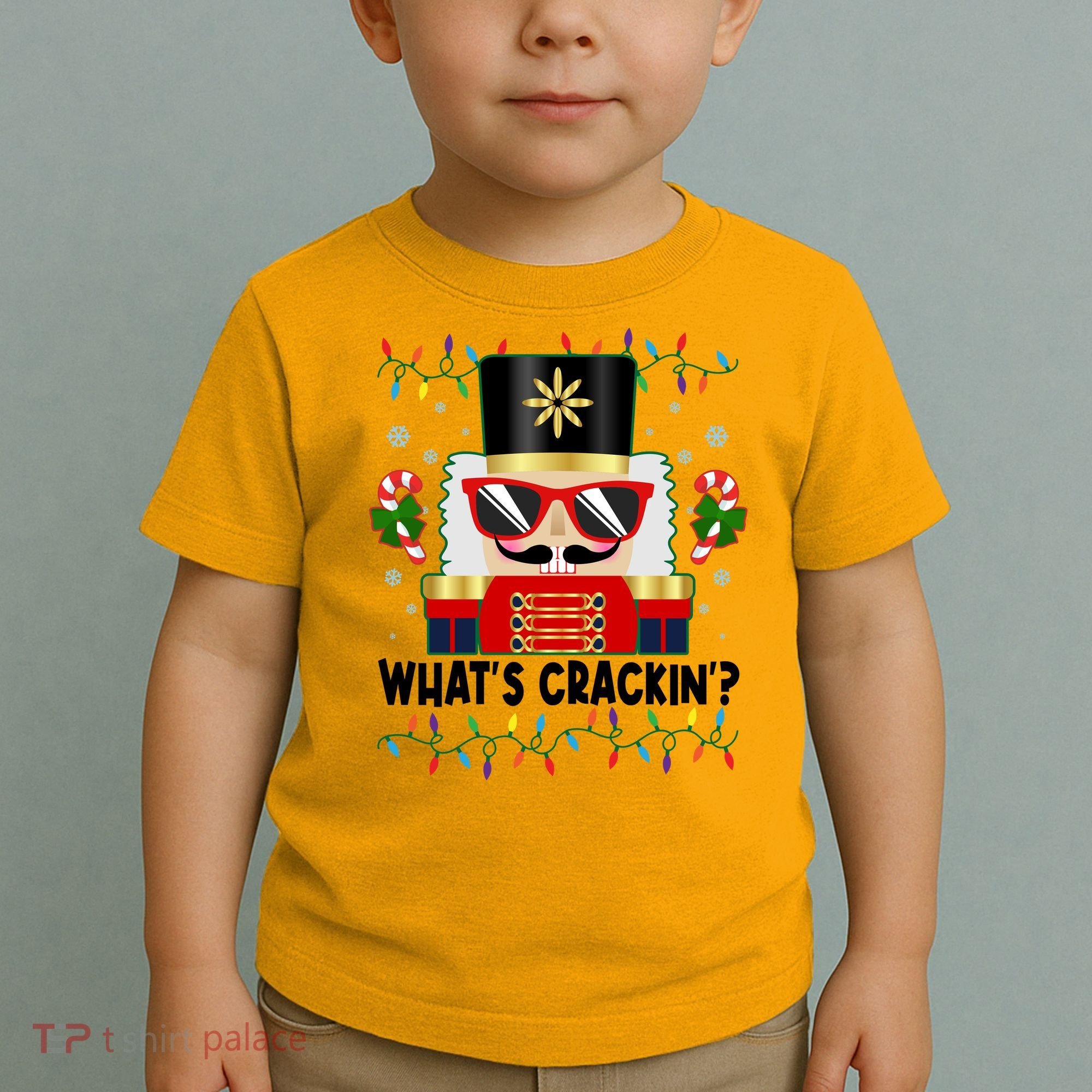 Funny Christmas Nutcracker Whats Crackin Toddler T-Shirt