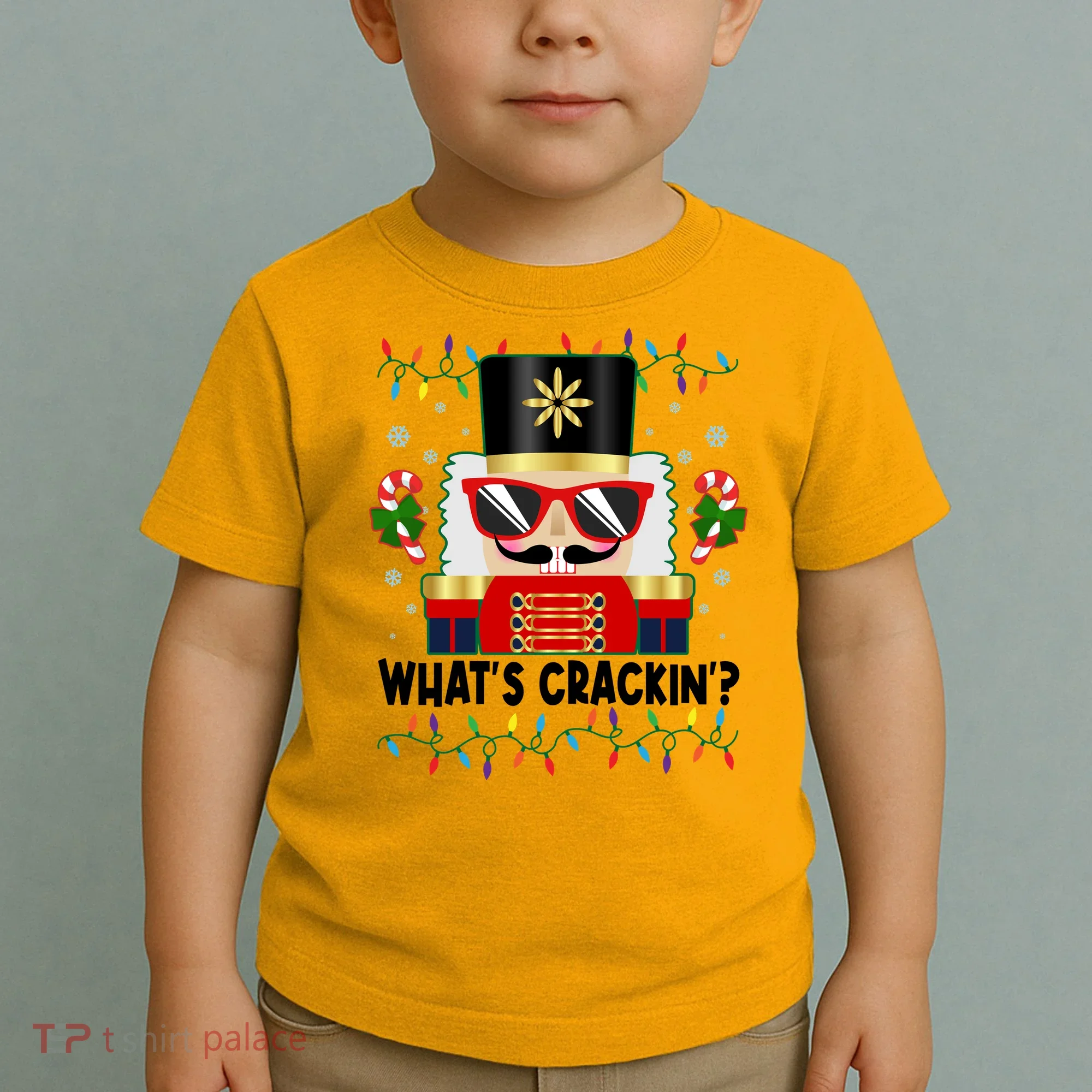 Funny Christmas Nutcracker Whats Crackin Toddler T-Shirt