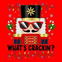 Funny Christmas Nutcracker Whats Crackin Santa Hat thumb 1