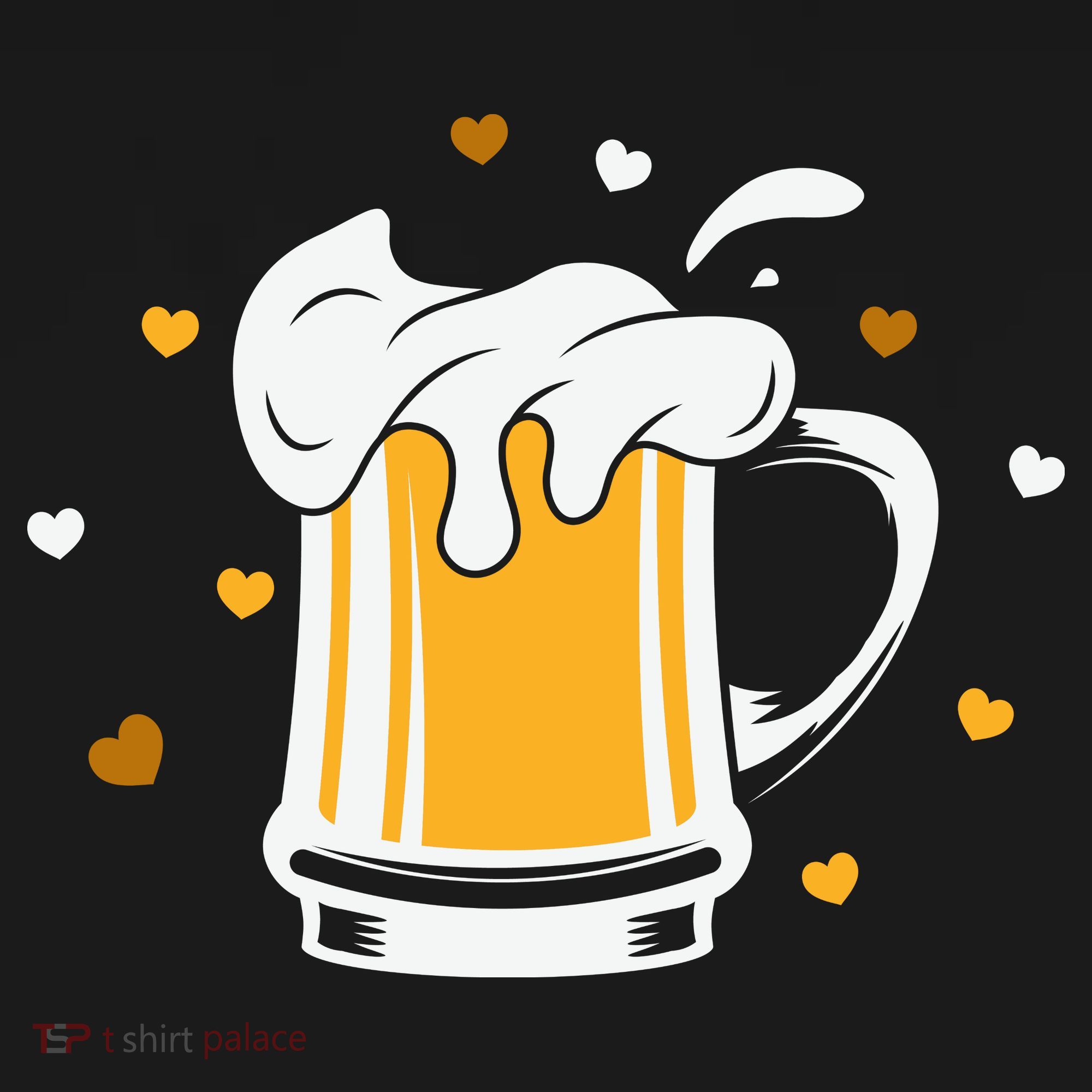 Full Cup Of Beer And Foam Drinking Love Valentine Gift For Valentine Day Hoodie