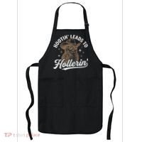Funny Cowboy Owl Hootin Leads To Hollerin Apron thumb 0