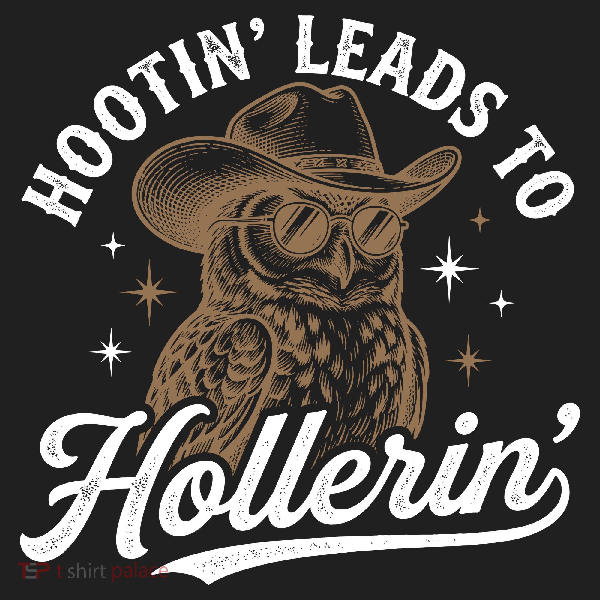 Funny Cowboy Owl Hootin Leads To Hollerin Beanie