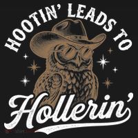 Funny Cowboy Owl Hootin Leads To Hollerin Baby Bodysuit thumb 2