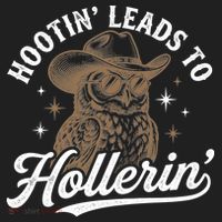 Funny Cowboy Owl Hootin Leads To Hollerin Hat thumb 2