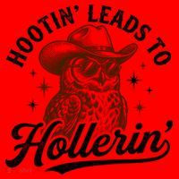 Funny Cowboy Owl Hootin Leads To Hollerin Santa Hat thumb 1