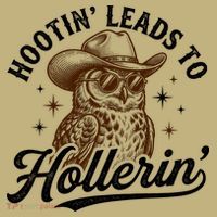 Funny Cowboy Owl Hootin Leads To Hollerin Sweatshirt thumb 2
