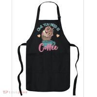 Funny Cute Owl You Need Is Coffee Apron thumb 0
