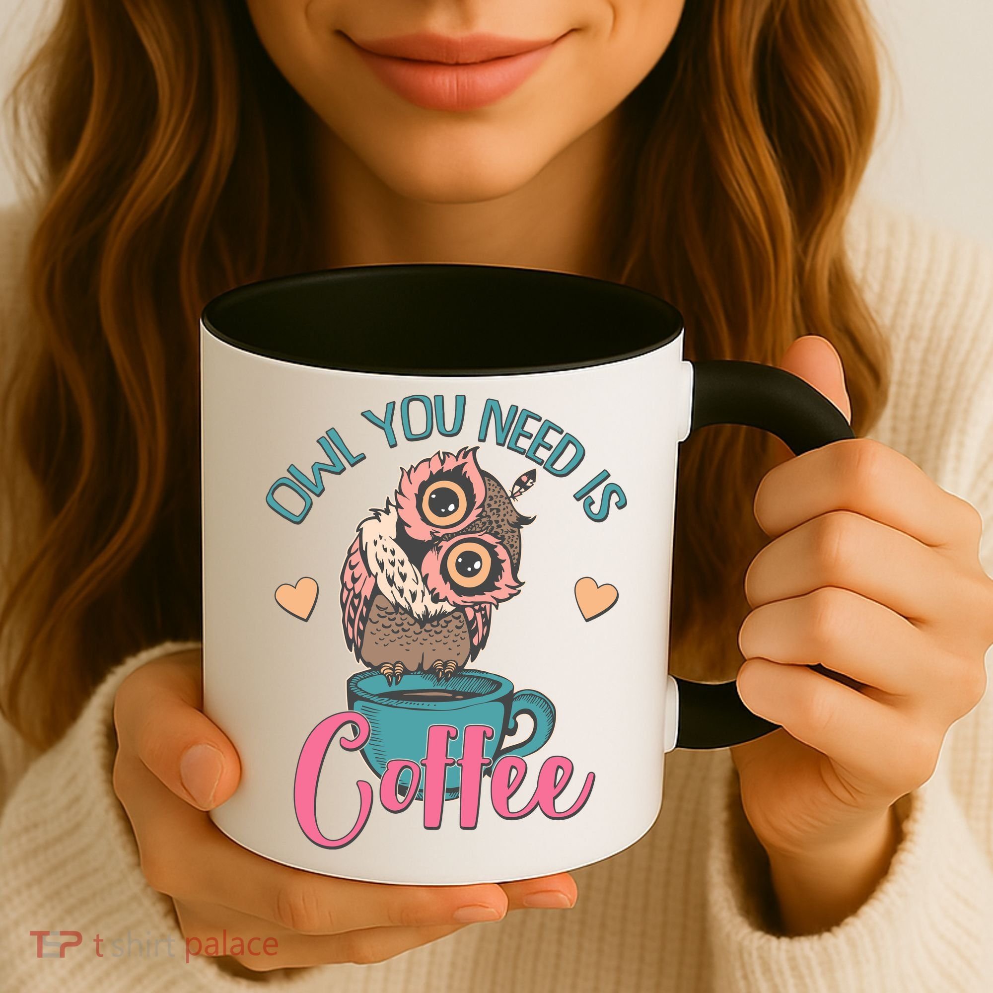 Funny Cute Owl You Need Is Coffee Coffee Mug
