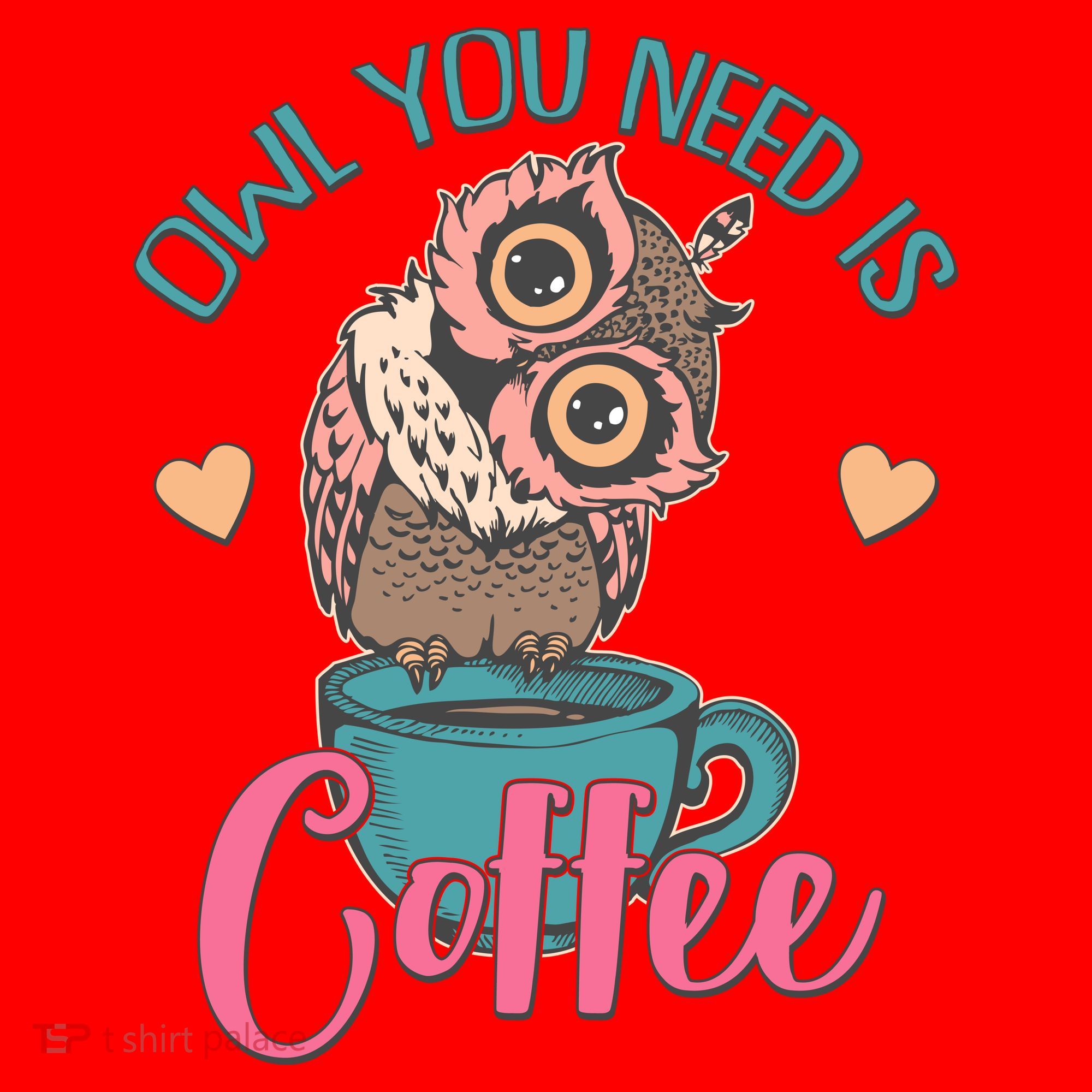Funny Cute Owl You Need Is Coffee Santa Hat