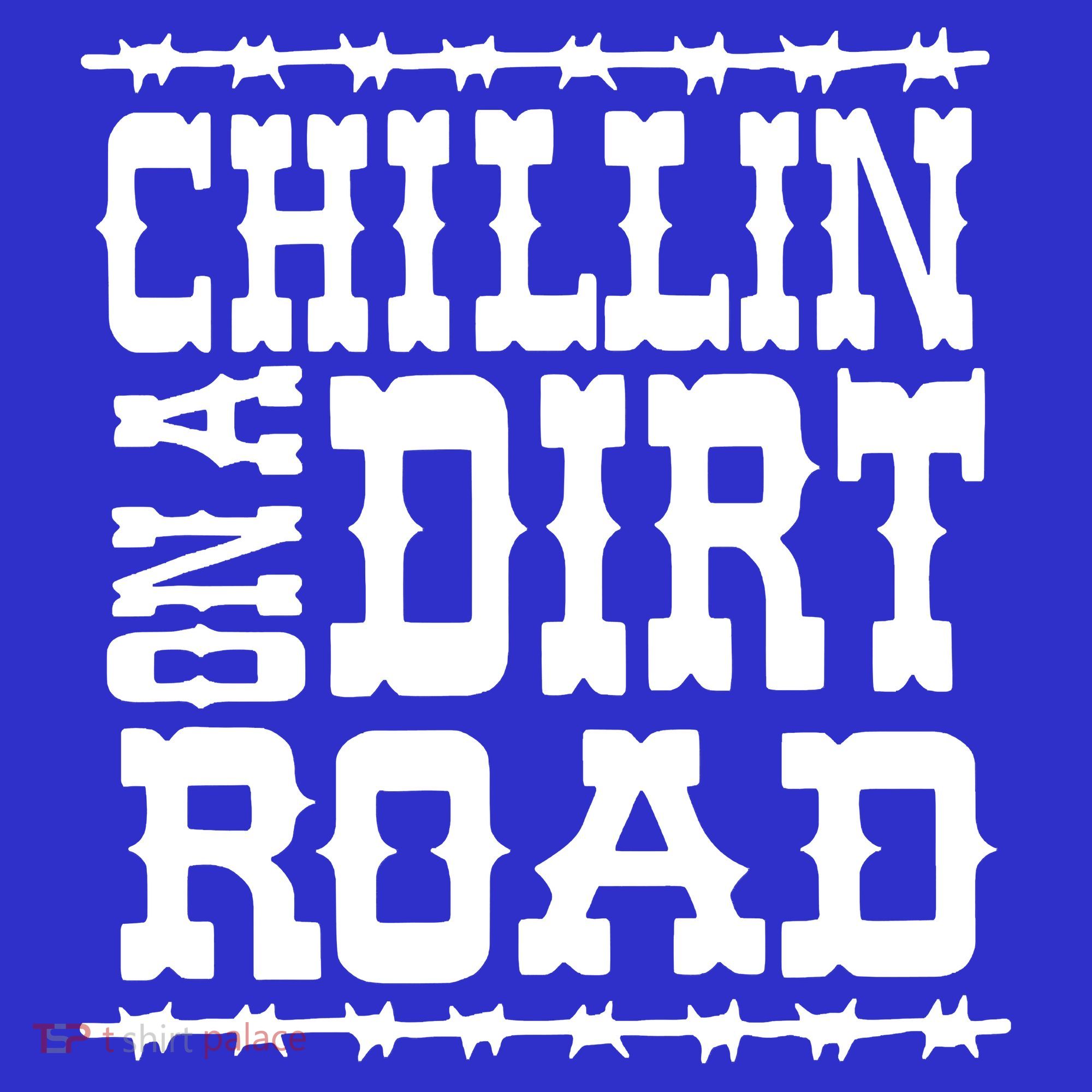 Funny Chillin On A Dirt Road Country Music Women's Tank Top