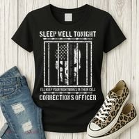 Funny Corrections Officer Proud Correctional Officer Women's T-Shirt thumb 3