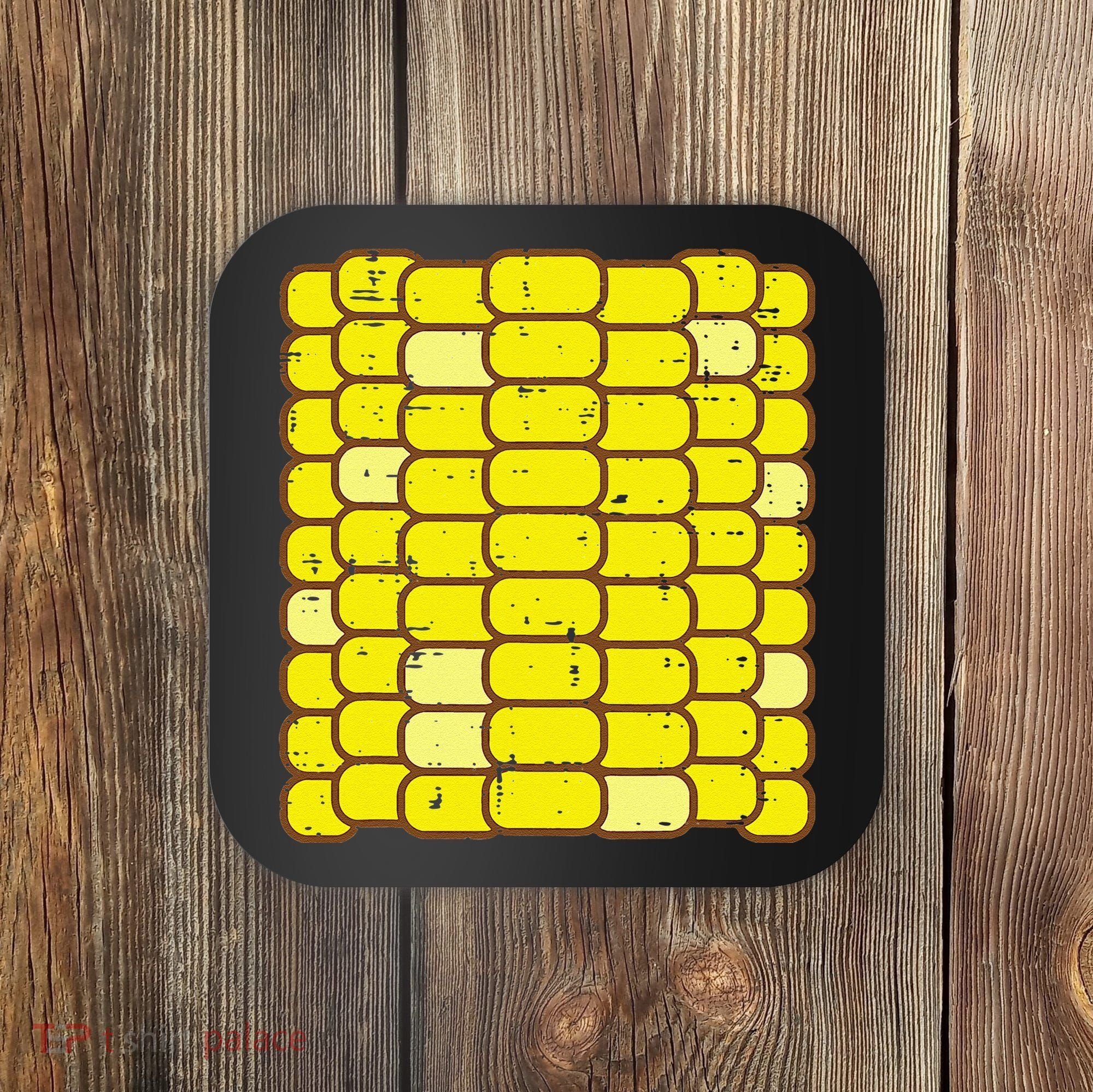 Funny Corn On The Cob Costume Farmer Coaster
