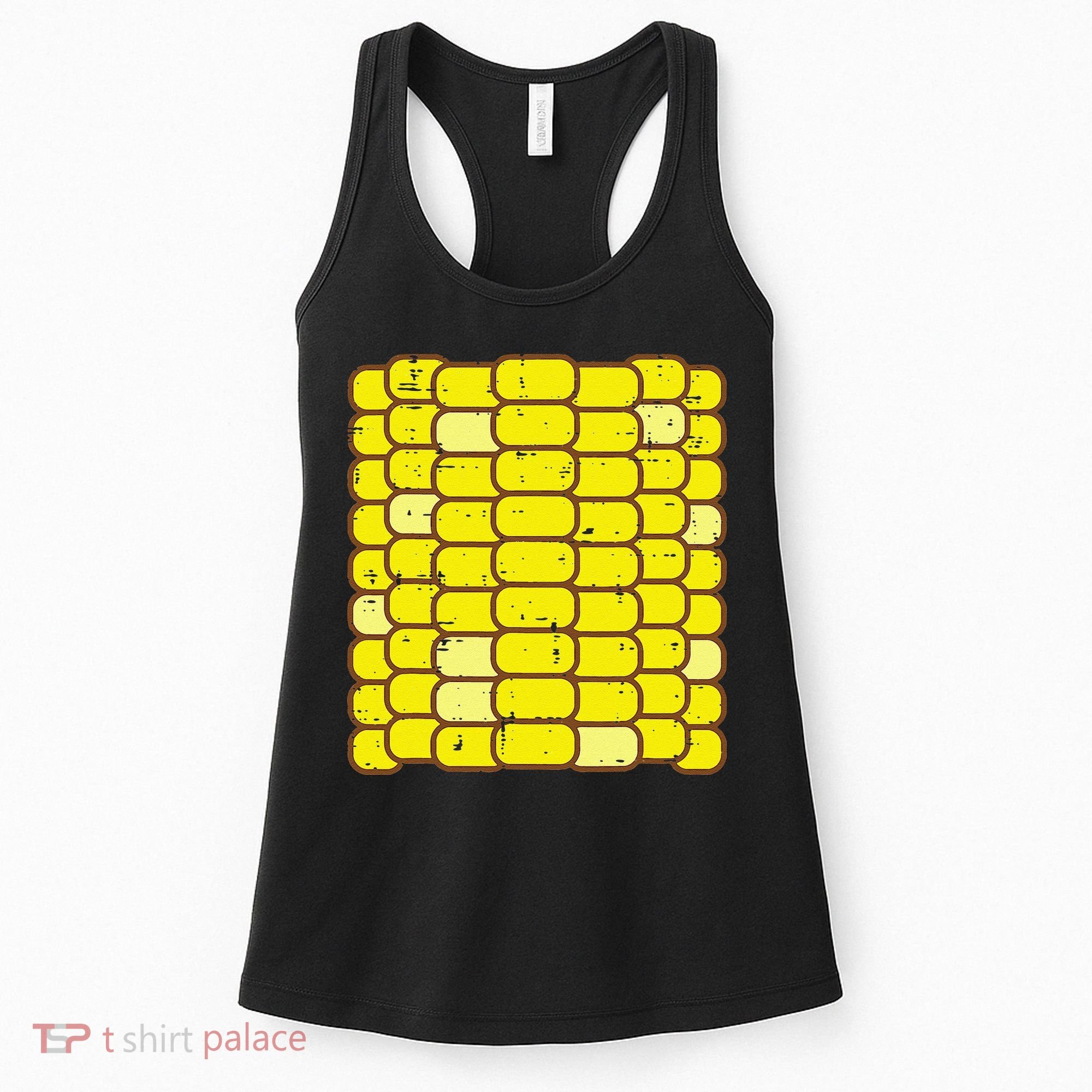 Funny Corn On The Cob Costume Farmer Women's Tank Top