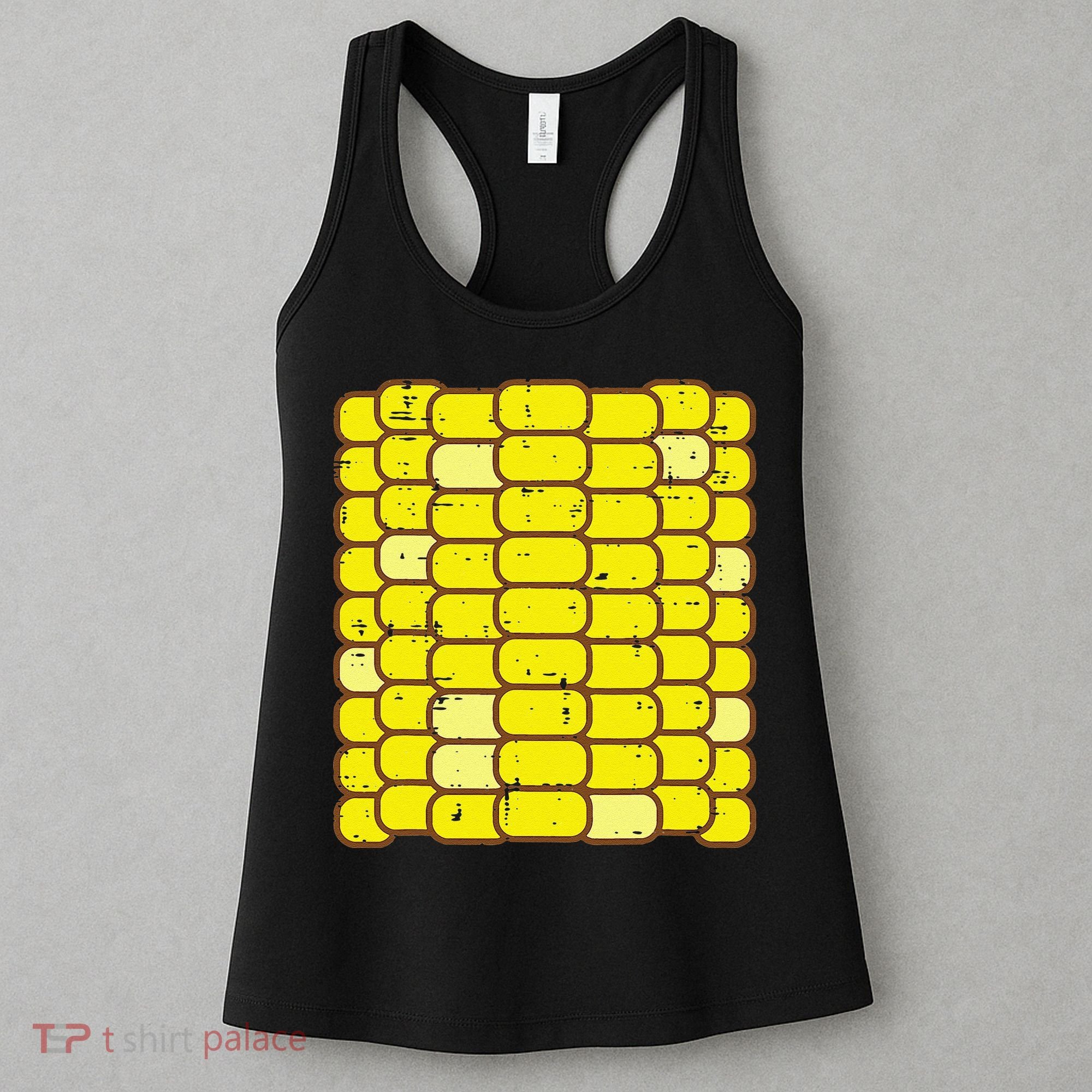 Funny Corn On The Cob Costume Farmer Women's Tank Top
