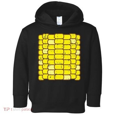 Funny Corn On The Cob Costume Farmer Toddler Hoodie