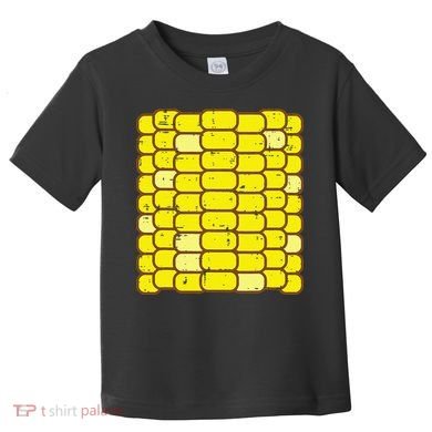 Funny Corn On The Cob Costume Farmer Toddler T-Shirt