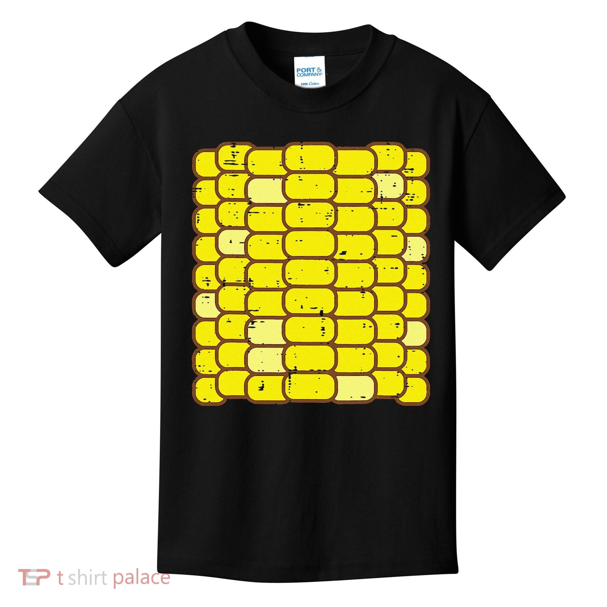 Funny Corn On The Cob Costume Farmer Kids T-Shirt