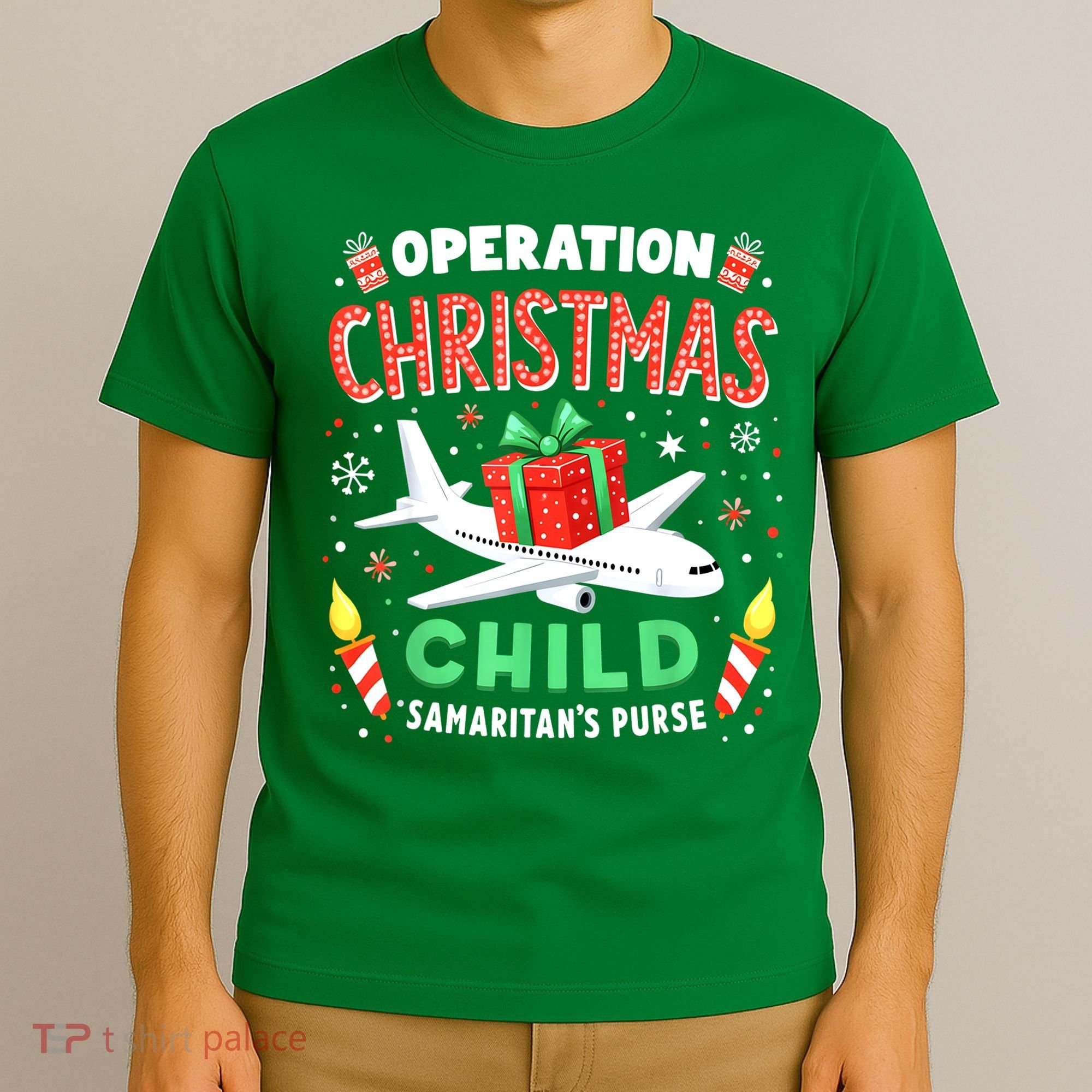 Funny Christmas Operation Christmas Child Family Matching Xmas Gift T-Shirt