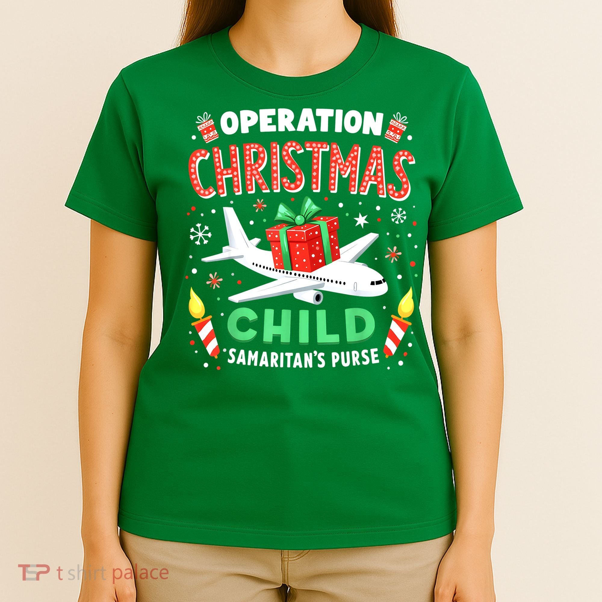 Funny Christmas Operation Christmas Child Family Matching Xmas Gift T-Shirt