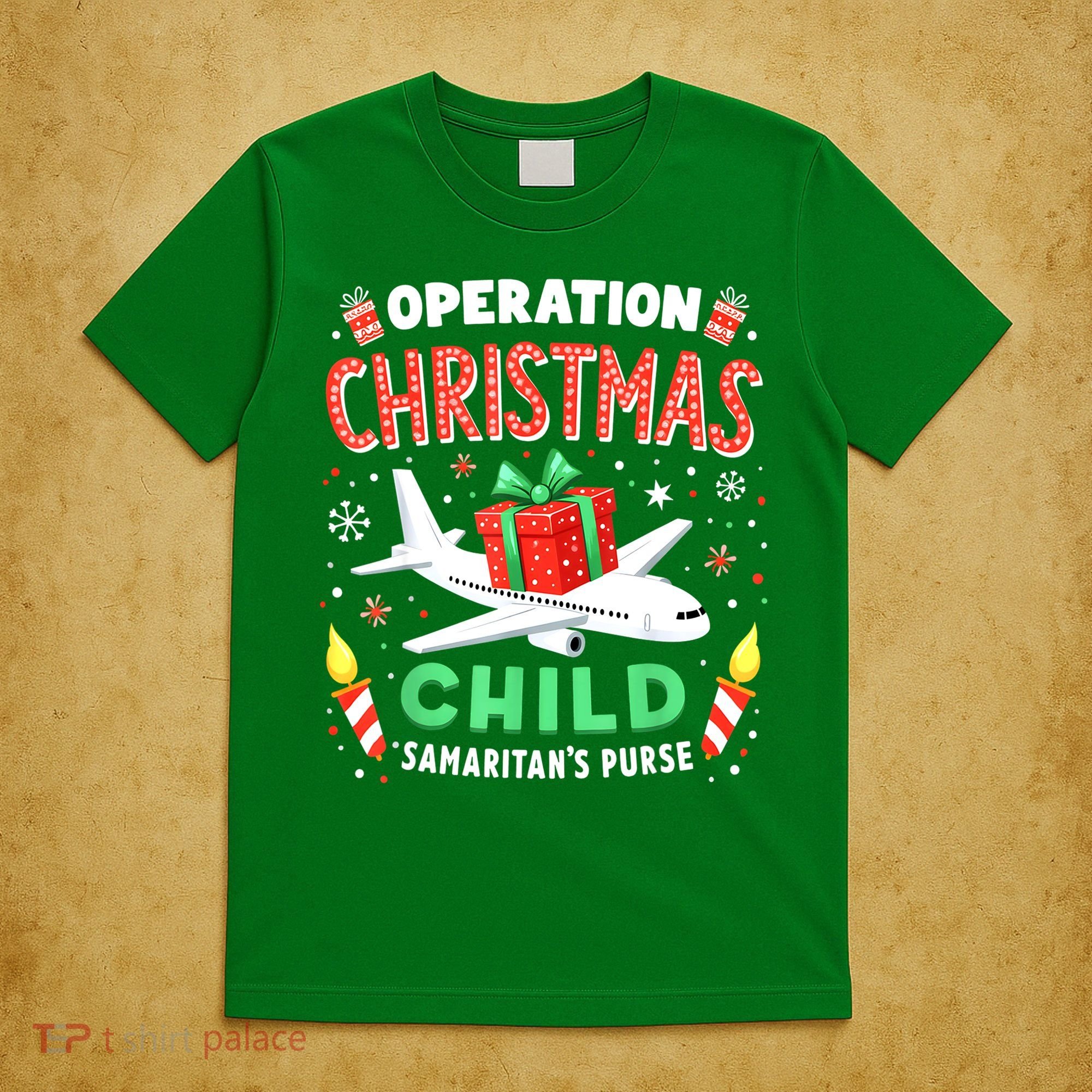 Funny Christmas Operation Christmas Child Family Matching Xmas Gift T-Shirt