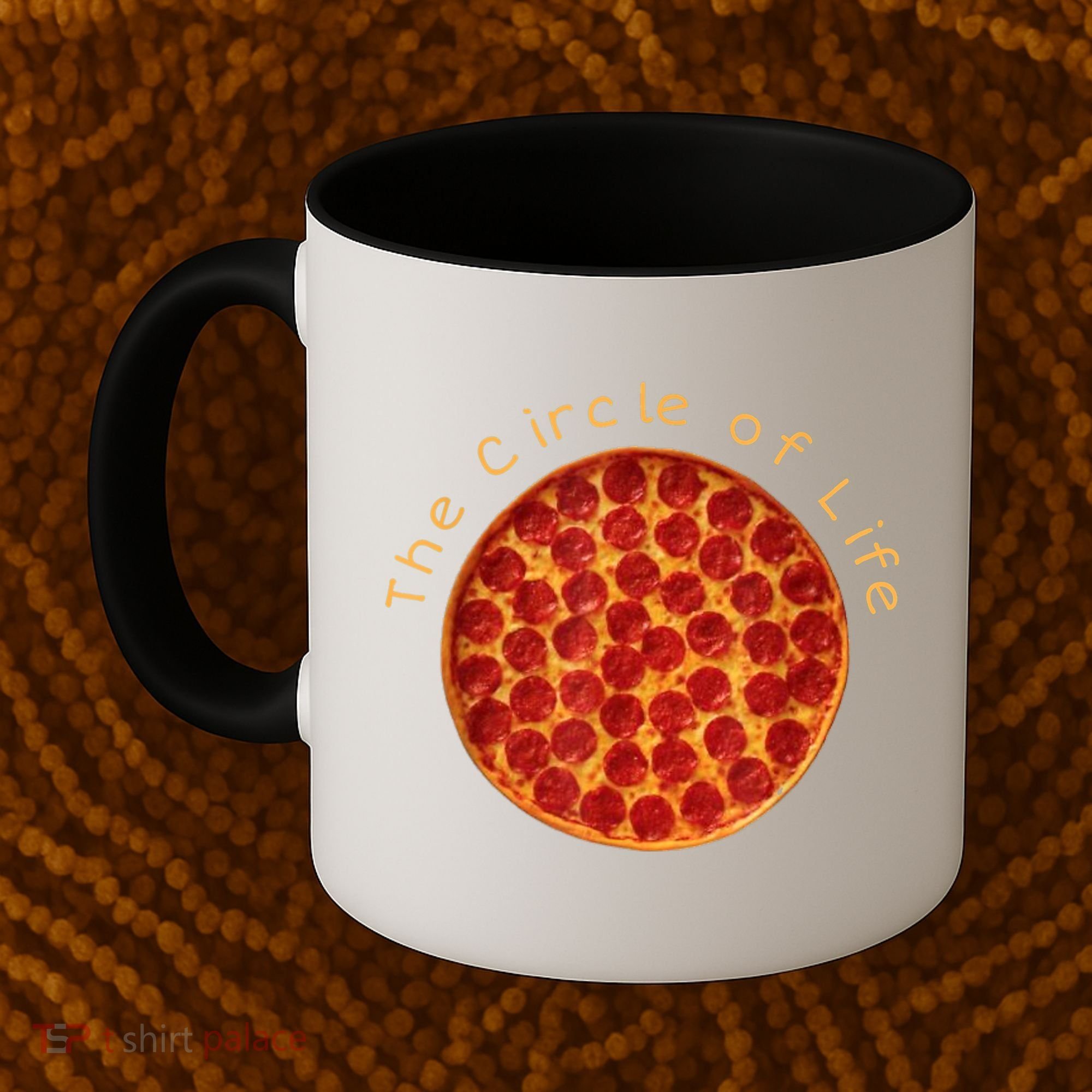 Funny Circle Of Life Gift Funny Pizza Lover Gift Pepperoni Lovers Gift Coffee Mug