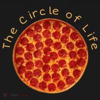 Funny Circle Of Life Gift Funny Pizza Lover Gift Pepperoni Lovers Gift Ornament thumb 1