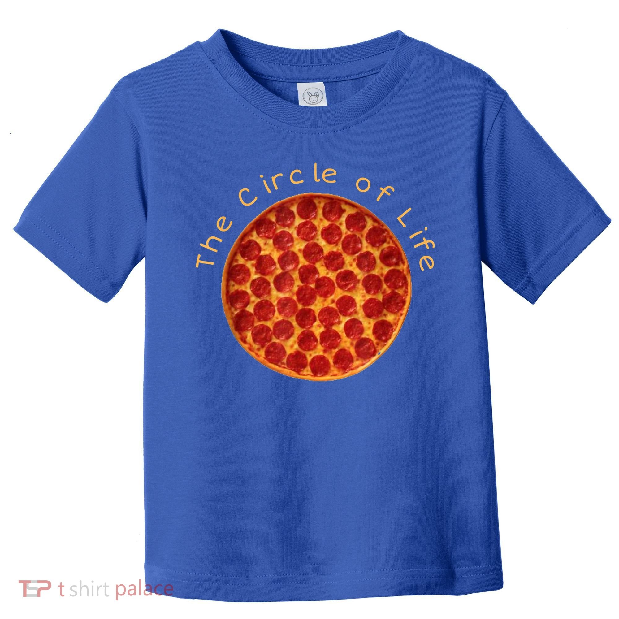 Funny Circle Of Life Gift Funny Pizza Lover Gift Pepperoni Lovers Gift Toddler T-Shirt