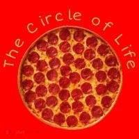 Funny Circle Of Life Gift Funny Pizza Lover Gift Pepperoni Lovers Gift Santa Hat thumb 1