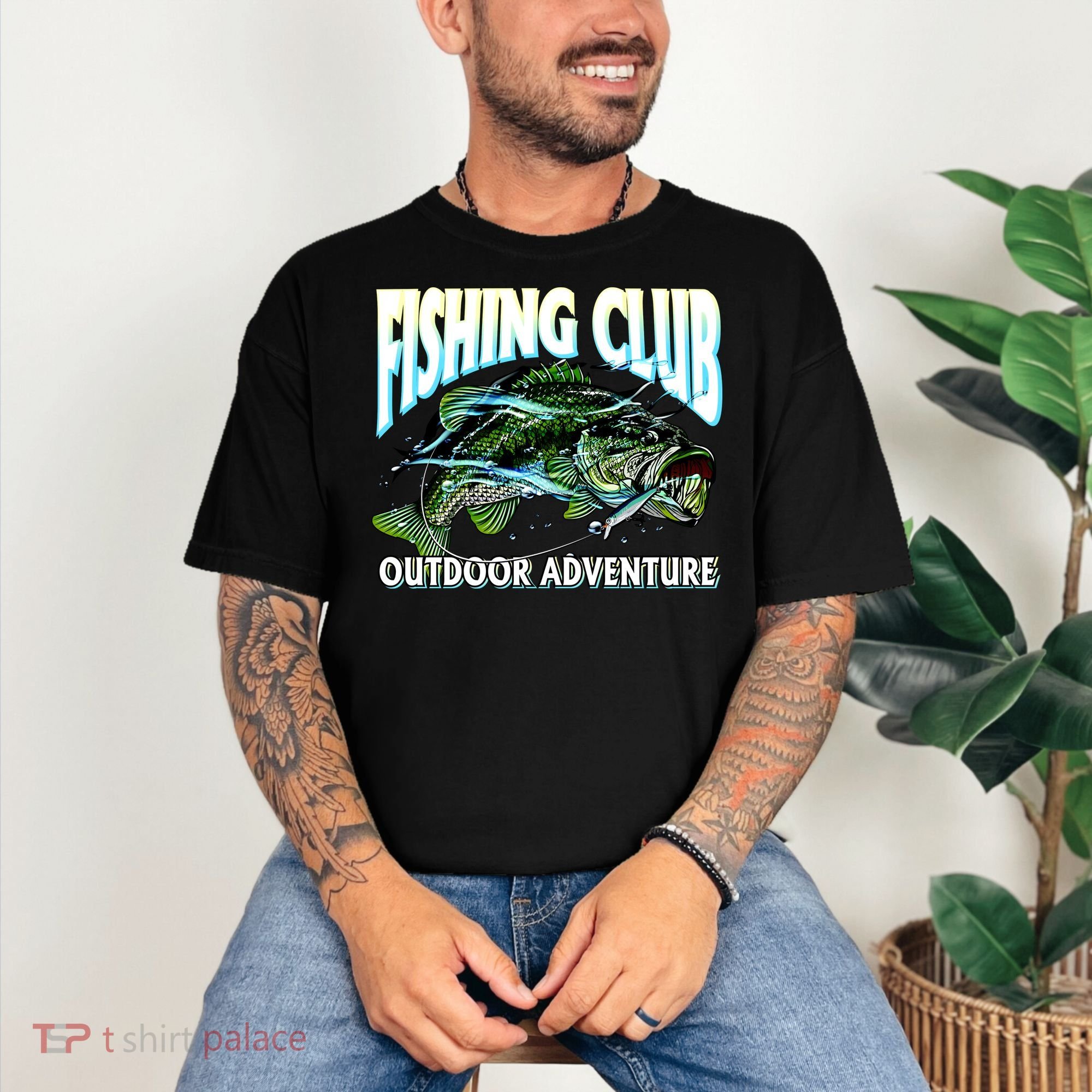 Fishing Club Outdoor Adventure Comfort Colors T-Shirt