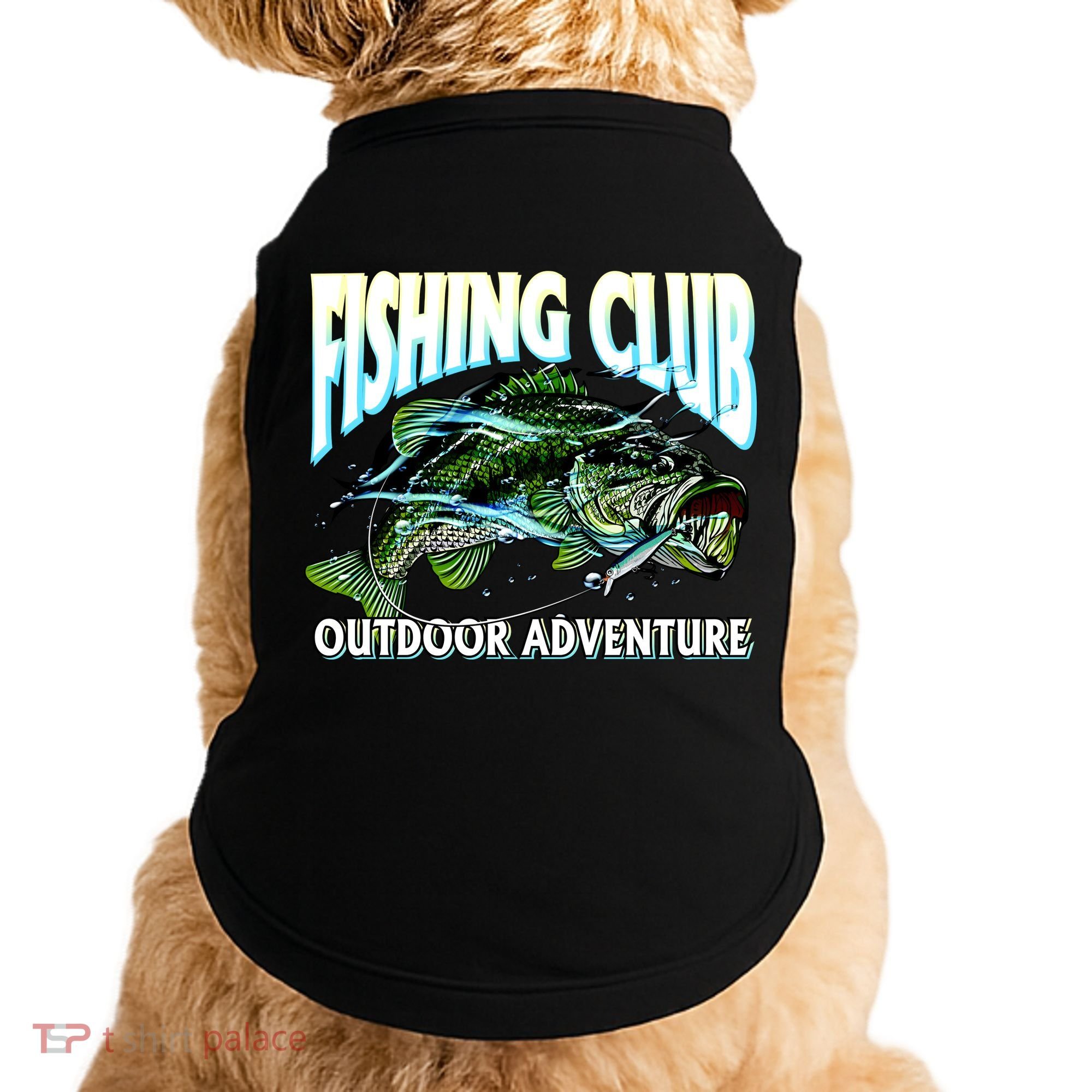 Fishing Club Outdoor Adventure Doggie Tank