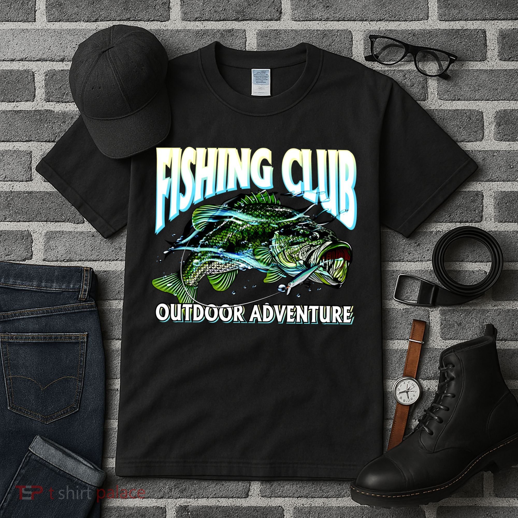 Fishing Club Outdoor Adventure Tall T-Shirt
