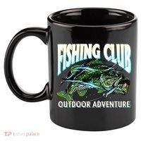 Fishing Club Outdoor Adventure 11oz C Handle Ceramic Mug thumb 2
