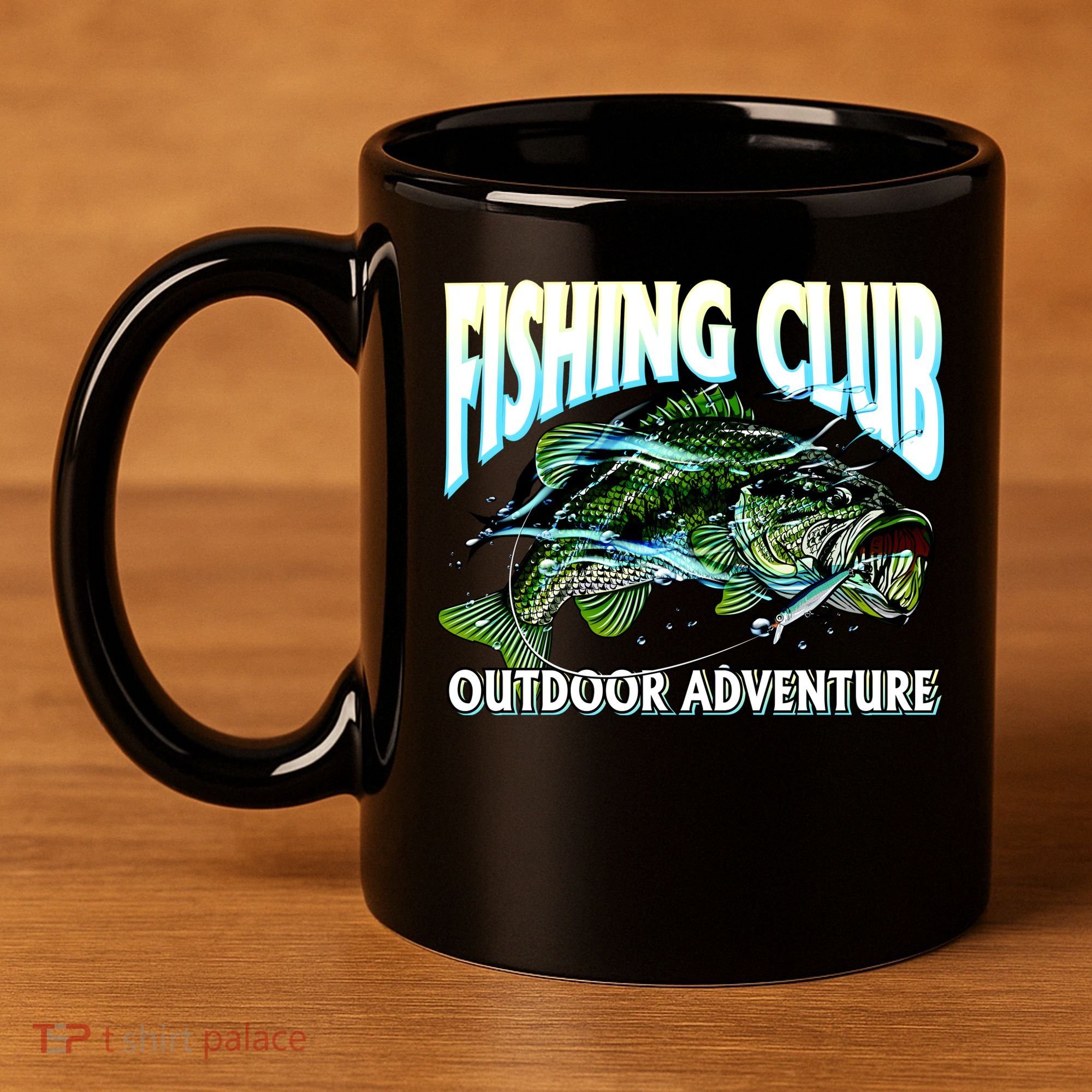 Fishing Club Outdoor Adventure 11oz C Handle Ceramic Mug