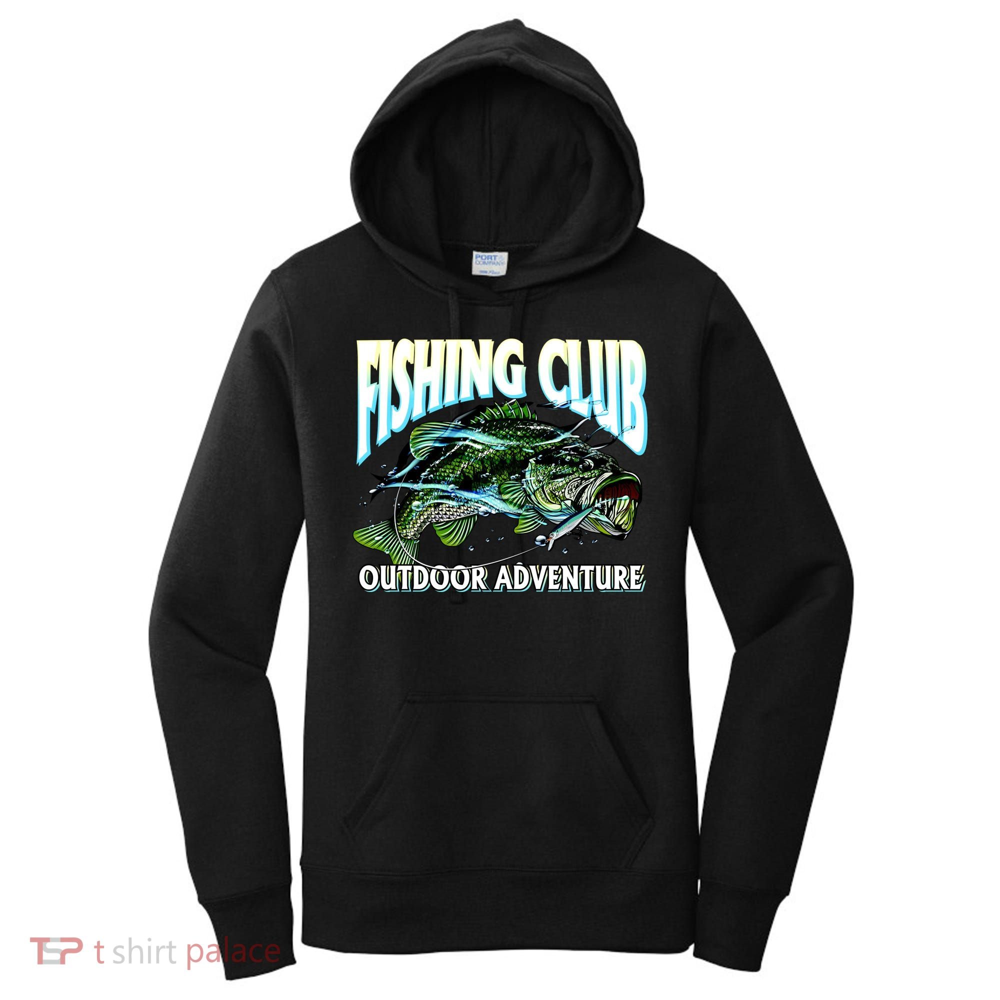 Fishing Club Outdoor Adventure Women's Hoodie