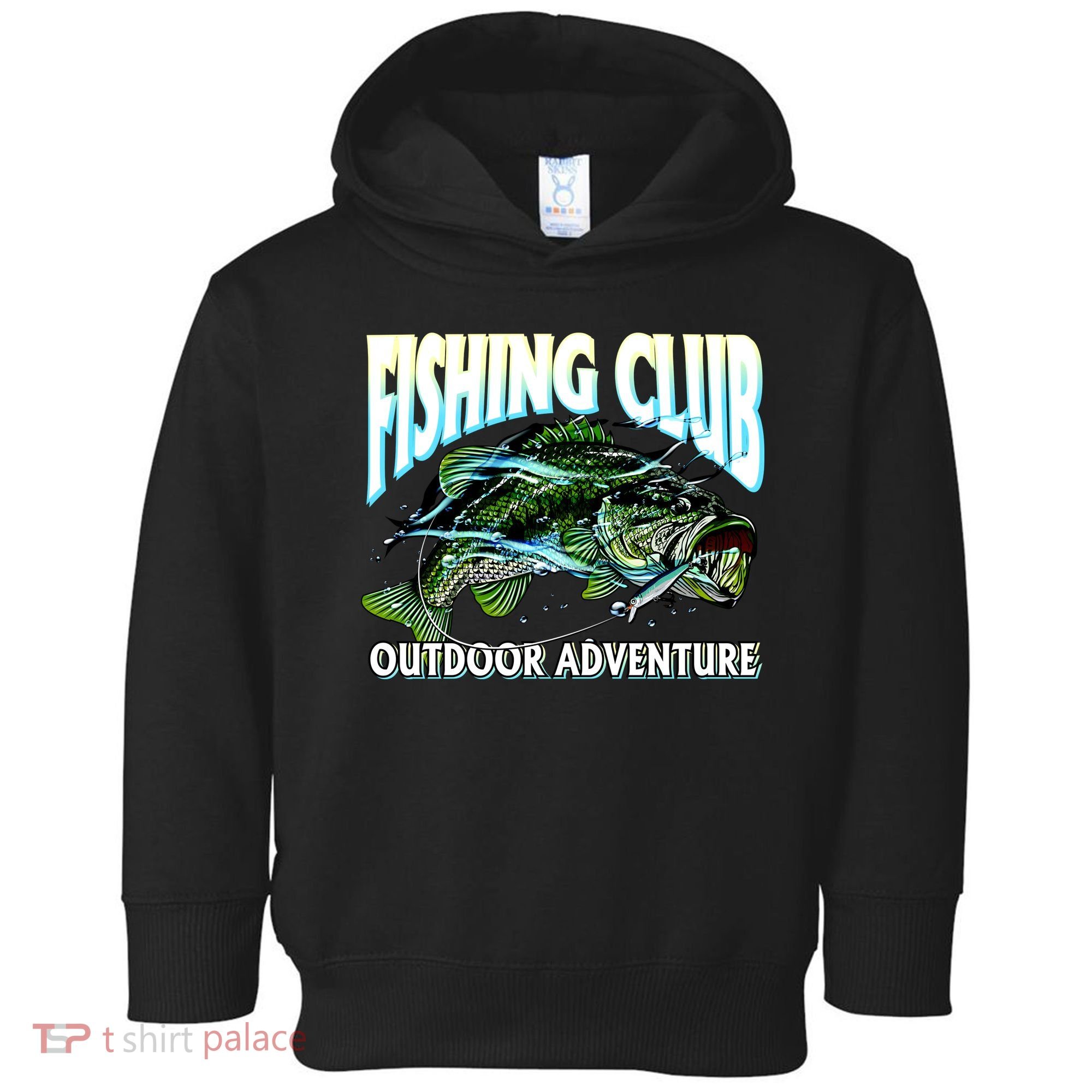 Fishing Club Outdoor Adventure Toddler Hoodie