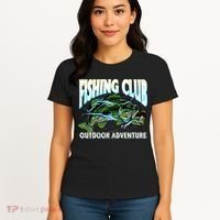 Fishing Club Outdoor Adventure Women's T-Shirt thumb 4