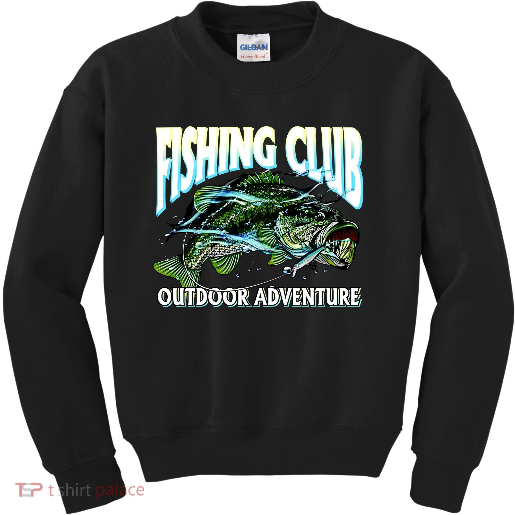 Fishing Club Outdoor Adventure Kids Sweatshirt