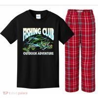 Fishing Club Outdoor Adventure Kids Plaid Pajama Set thumb 0