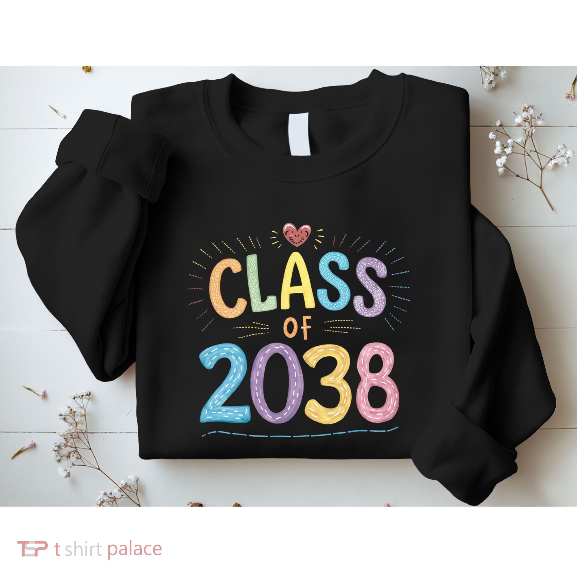 Funny Class Of 2038 Grow With Me First Day Of School Sweatshirt